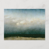 De Monk van het Zee van Caspar David Friedrich Feestdagenkaart (Voorkant)