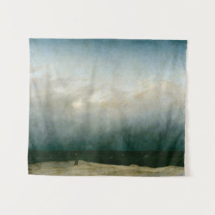De Monk van het Zee van Caspar David Friedrich Wandkleed