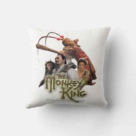 De Monkey King Pillow "Havoc in Heavens Palace" Kussen (Achterkant)