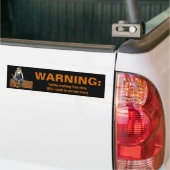 De Monkey van de groet Gepersonaliseerd Toolbox St Bumpersticker (Op Truck)
