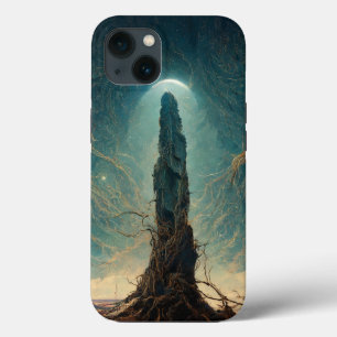 De monoliet 2 Fantasy Sci-Fi Art iPhone 13 Hoesje