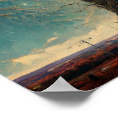 De monoliet 2 Fantasy Sci-Fi Art Poster (Hoek)