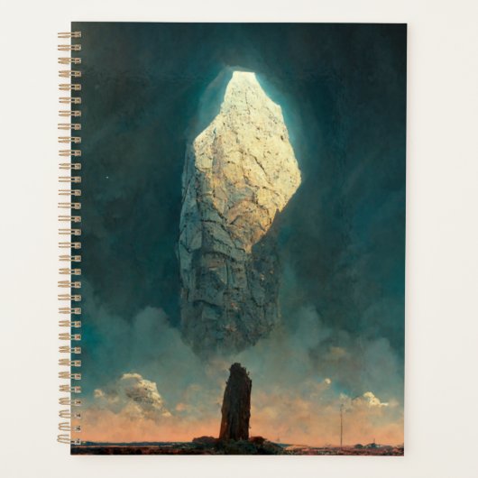 De monoliet 3 Fantasy Sci-Fi Planner (Voorkant)