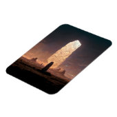 De monoliet 4 Fantasy Sci-Fi Magneet (Linkerzijde)