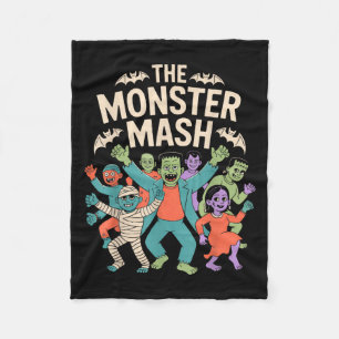De Monster Mash Halloween Dance Party Schattigee R Fleece Deken