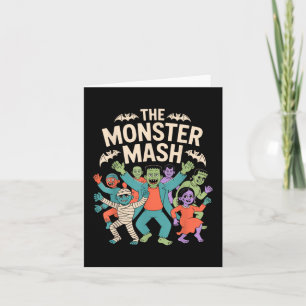 De Monster Mash Halloween Dance Party Schattigee R Kaart