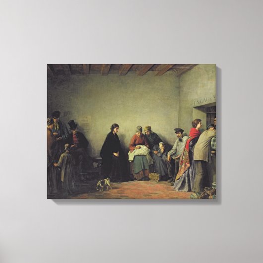 De Mont-de-Piete Canvas Afdruk (Voorkant)