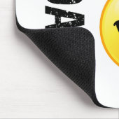 De Mood Emoticon Winking van vandaag Muismat (Hoek)