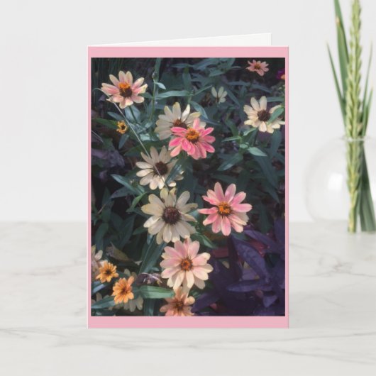 De mooie BloemenKaart van de Verjaardag Kaart (Voorkant)