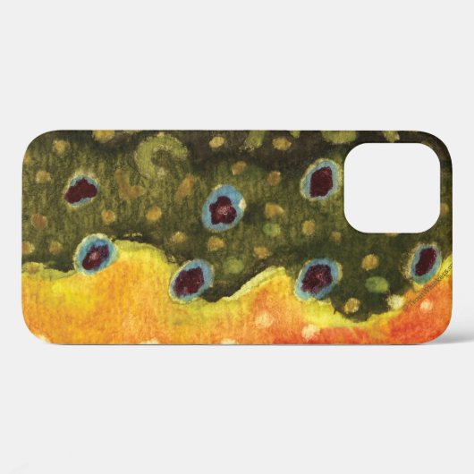 De mooie boekforel, vliegvissen Case-Mate iPhone case (Achterkant (horizontaal))