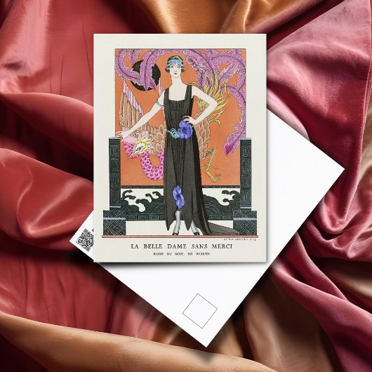 De mooie dame zonder Mercy door George Barbier Briefkaart