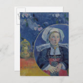 De mooie engel, 1889 briefkaart (Voorkant / Achterkant)