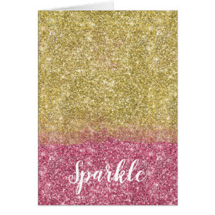 De mooie Fonkeling Gouden Roze Faux schittert