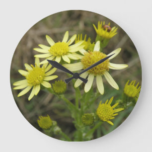 De mooie Gele Klok van de Muur Wildflowers