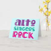 De mooie Gift van de Rots van de Zangers van de Kaart (Gele Bloem)