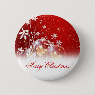 De mooie illustratie feestelijke van "Vrolijke Ronde Button 5,7 Cm