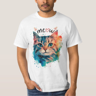 De mooie kat🐱 miauw t-shirt