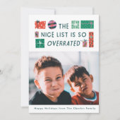 De Mooie Lijst Kerst Fotokaart Feestdagenkaart (Voorkant)