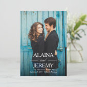 De mooie Namen sparen de Aankondiging van de Datum (Staand voorkant)