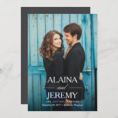 De mooie Namen sparen de Aankondiging van de Datum (Voorkant / Achterkant)