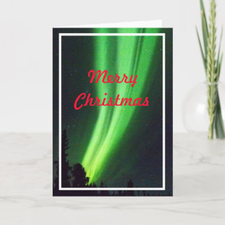 De mooie Noordelijke Kerstkaart van Lichten Feestdagen Kaart