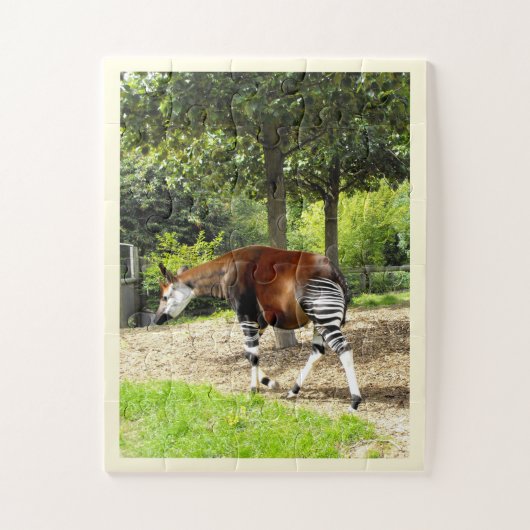 De mooie Okapi Legpuzzel (Verticaal)