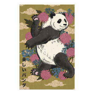De Mooie Panda Foto Afdruk
