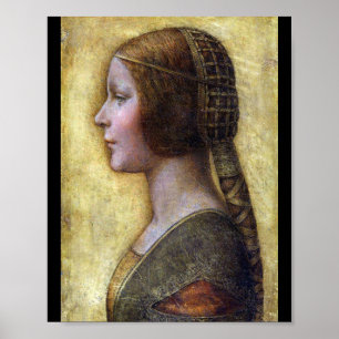 De mooie prinses, Leonardo da Vinci Poster