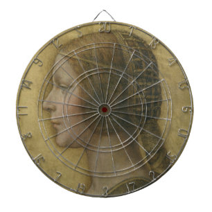 De mooie prinses (van Leonardo da Vinci) Dartbord