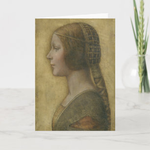 De mooie prinses (van Leonardo da Vinci) Kaart