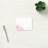 De mooie Roze Gepersonaliseerde Bloemen van de Post-it® Notes (Kantoor)