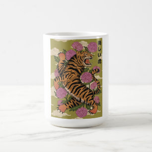 De mooie tijger koffiemok