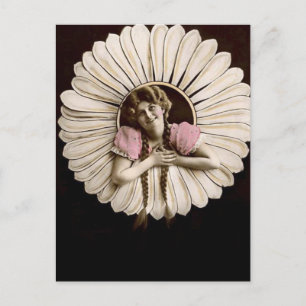 De mooie Vintage Vrouwen van de Bloem Briefkaart