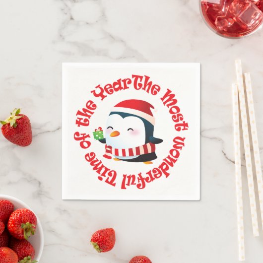 De mooiste kerst-pinguïn servetten (Insitu)