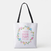 De mooiste Moederdag van mama | Canvas tas (Achterkant)