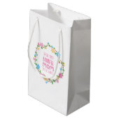 De mooiste Moederdag van mama | Gift Bag Klein Cadeauzakje (Achterkant Gekanteld)