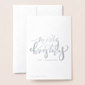 de mooiste tijd van het jaar... folie kaarten (Met envelop)