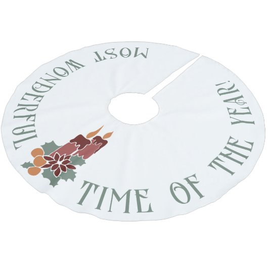 De mooiste tijd van het jaar, kerstkaarsen kerstboom rok (Gekanteld)