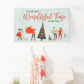 De mooiste tijd van het jaar | Kerstmis Spandoek (Insitu)