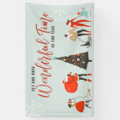 De mooiste tijd van het jaar | Kerstmis Spandoek (Verticaal)