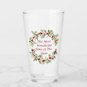 De mooiste tijd van het jaar op een glas (Voorkant)