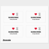 De mooiste YouTube stickers (Vel)