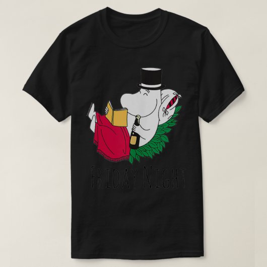 De Moomins vrijdagnacht T-shirt (Design voorkant)