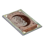 De Moon Tarot Card Celestial Art Notitieboek (Rechterzijde)