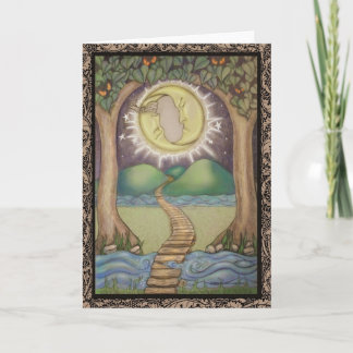 De Moon Tarot-kaart Kaart