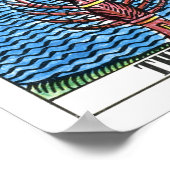 De Moon Tarot-kaart Poster (Hoek)