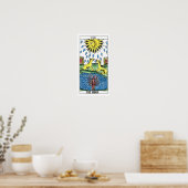 De Moon Tarot-kaart Poster (Keuken)