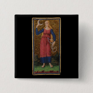 De Moon Tarot-kaart Vierkante Button 5,1 Cm