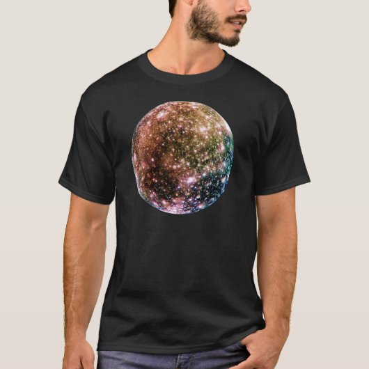 DE MOON VAN PLANET JUPITER: CALLISTO T-SHIRT (Voorkant)