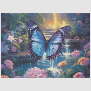 De Moonlight Butterfly Serie Ontwerp 14 Tissuepapier